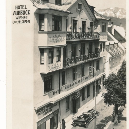 AK aus Mariazell mit Hotel Surböck Steiermark Ansichtskarte (11902)