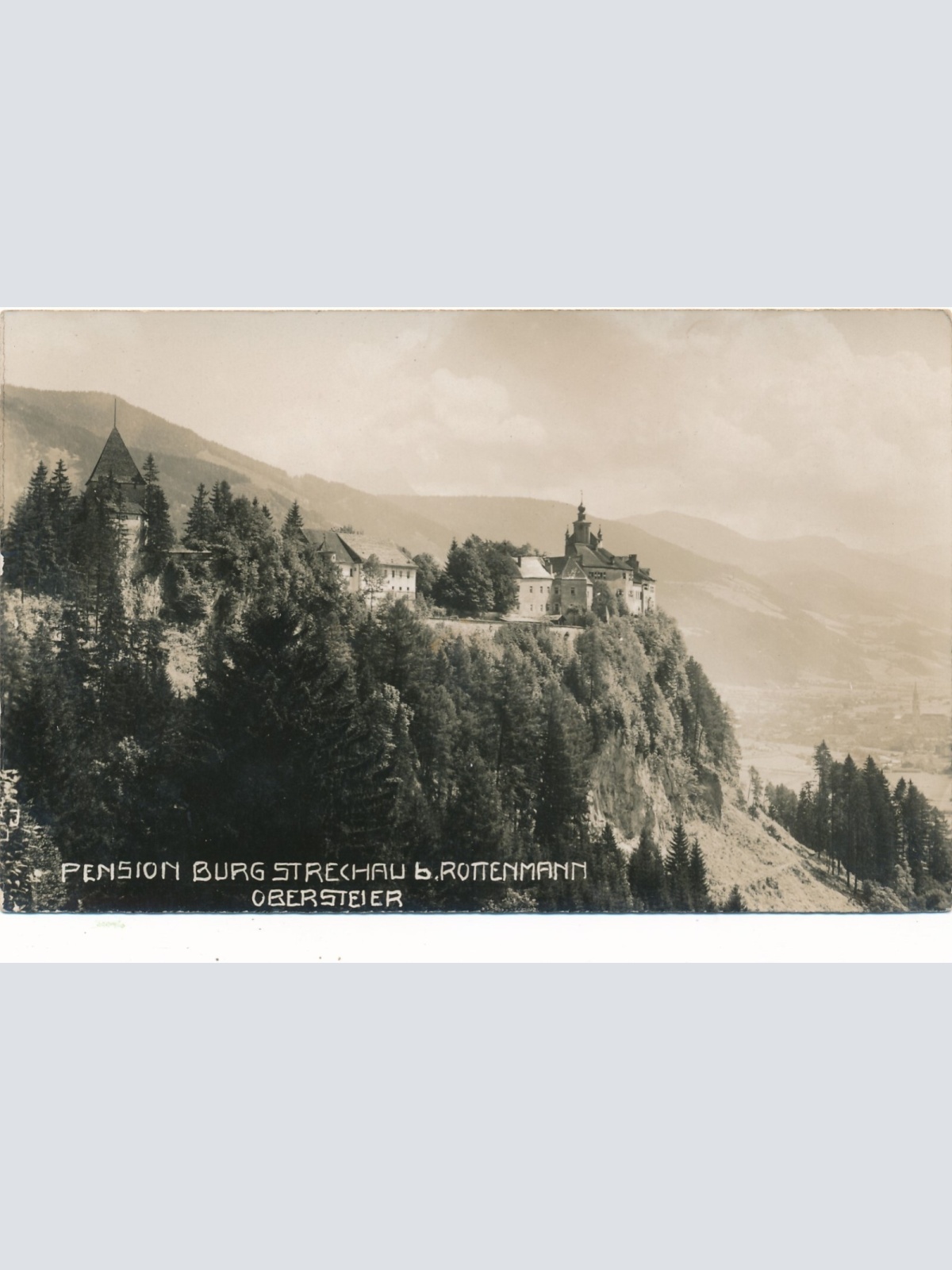 AK aus Pension Burg Streichau Steiermark Ansichtskarte (11924)