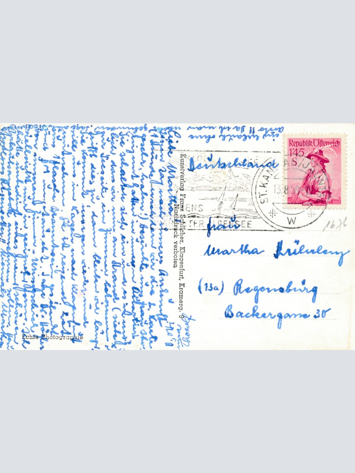 AK vom Kloppeinersee Kärnten Ansichtskarte (12204)