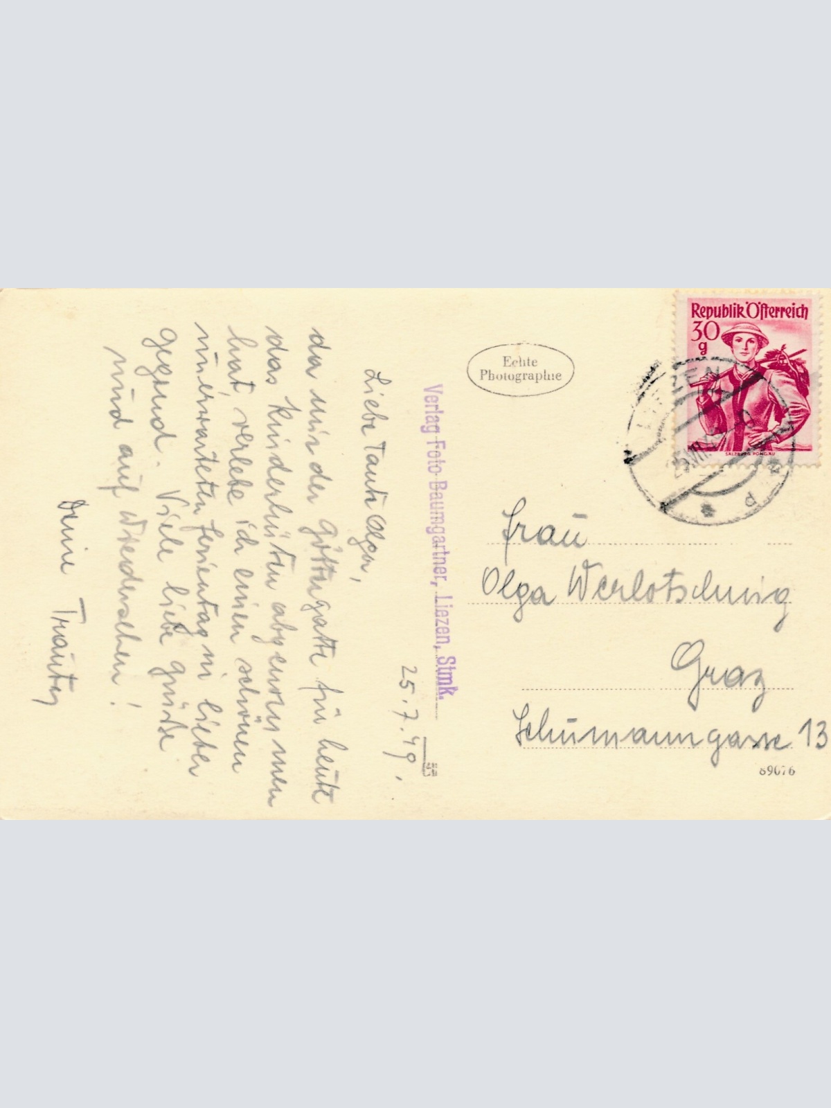 AK aus Liezen Steiermark Ansichtskarte (11920)