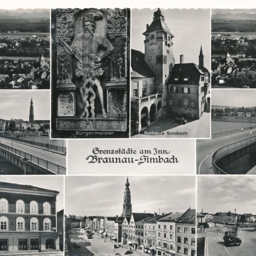 AK aus Braunau Oberösterreich Mehrbildkarte Ansichtskarte (J262)
