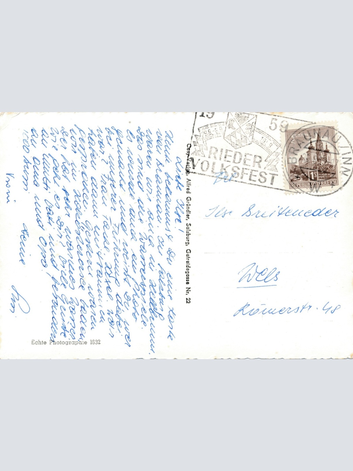 AK aus Braunau Oberösterreich Mehrbildkarte Ansichtskarte (J262)