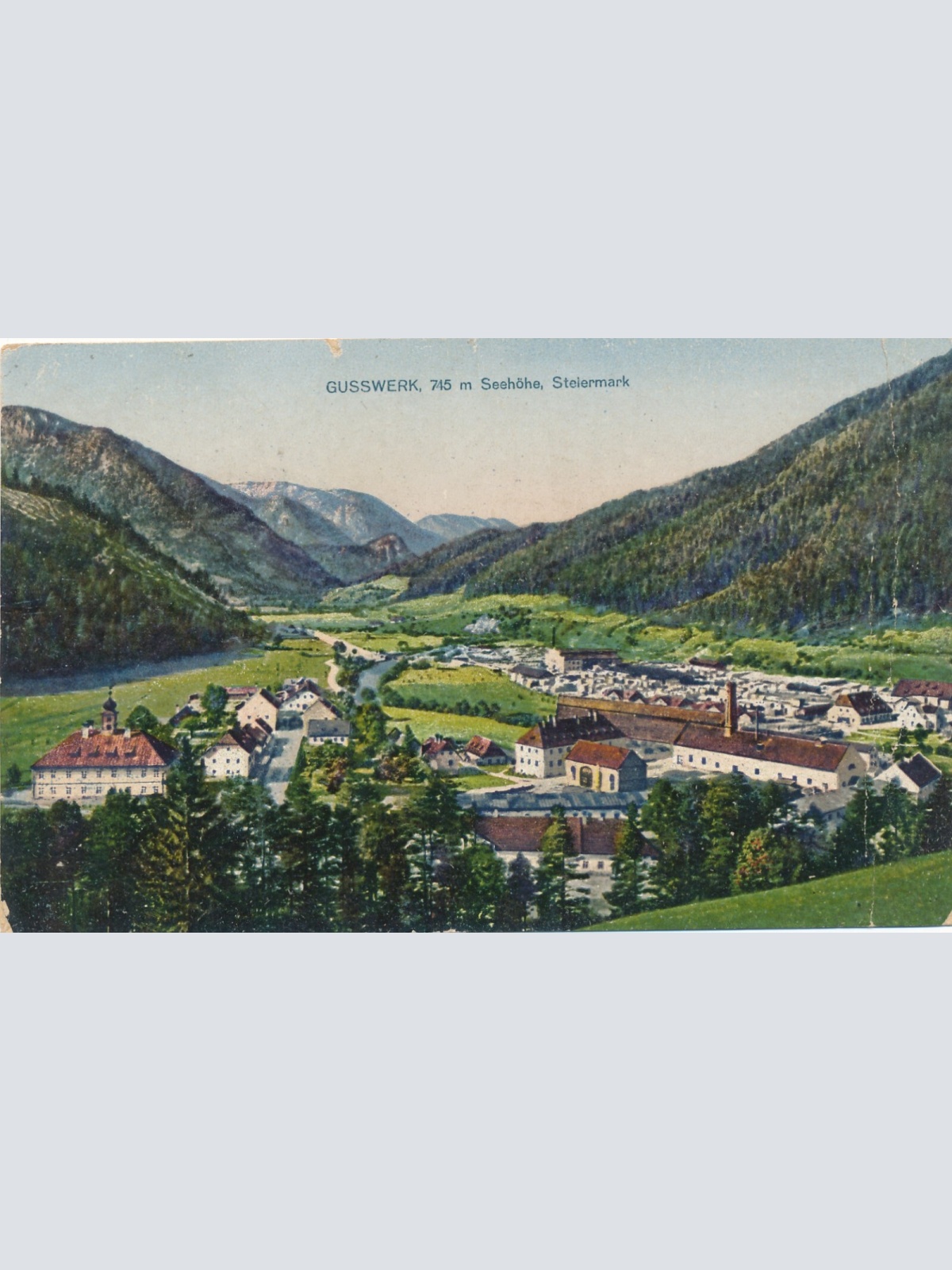 AK aus Gusswerk Steiermark Ansichtskarte (11907)