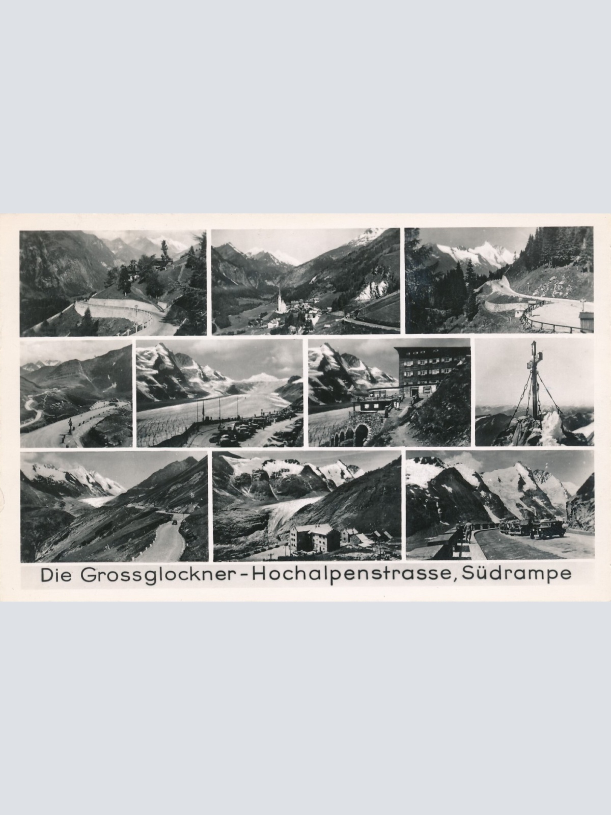 AK die Großglockner Hochalpstrasse Mehrbildkarte Kärnten Ansichtskarte (12200)