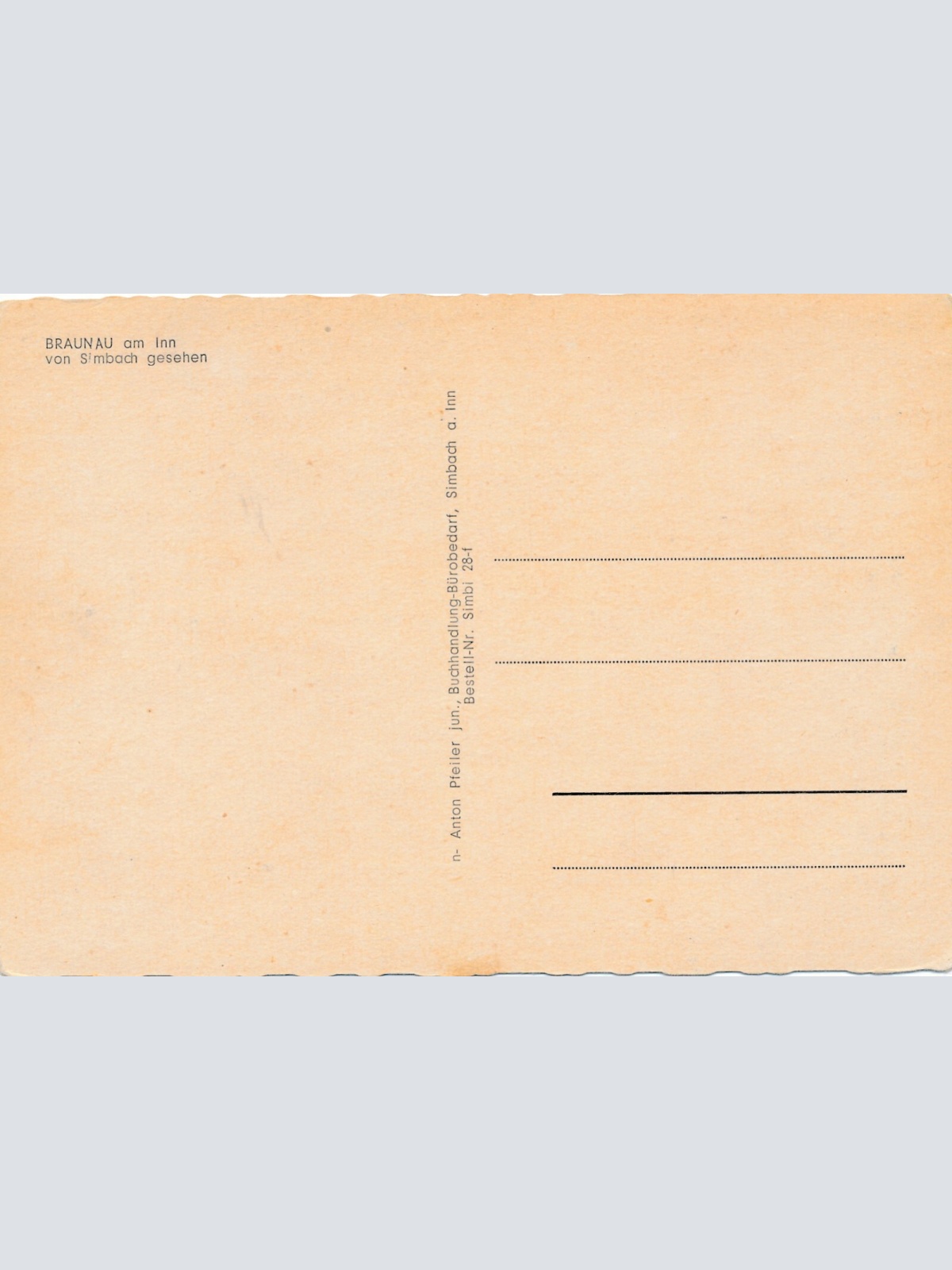 AK aus Braunau Oberösterreich Ansichtskarte (J281)