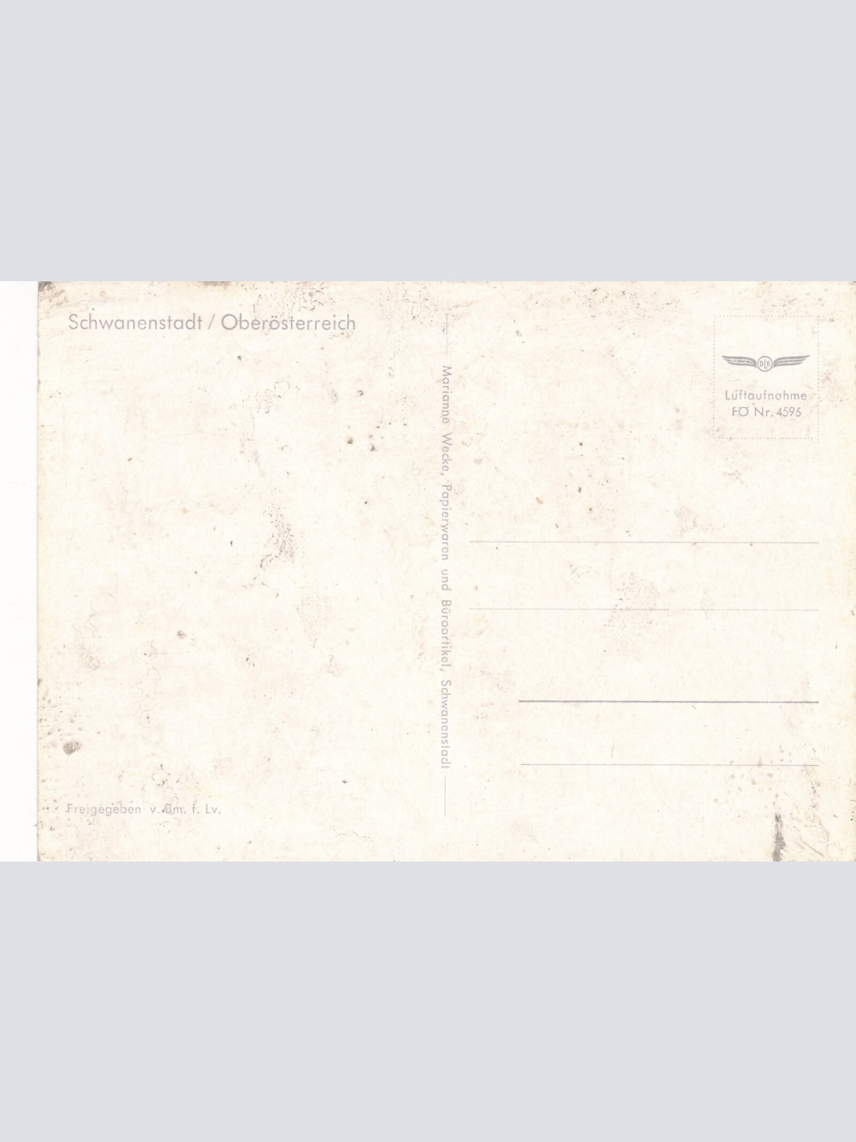 AK aus Schwanenstadt Oberösterreich Ansichtskarte (J289)