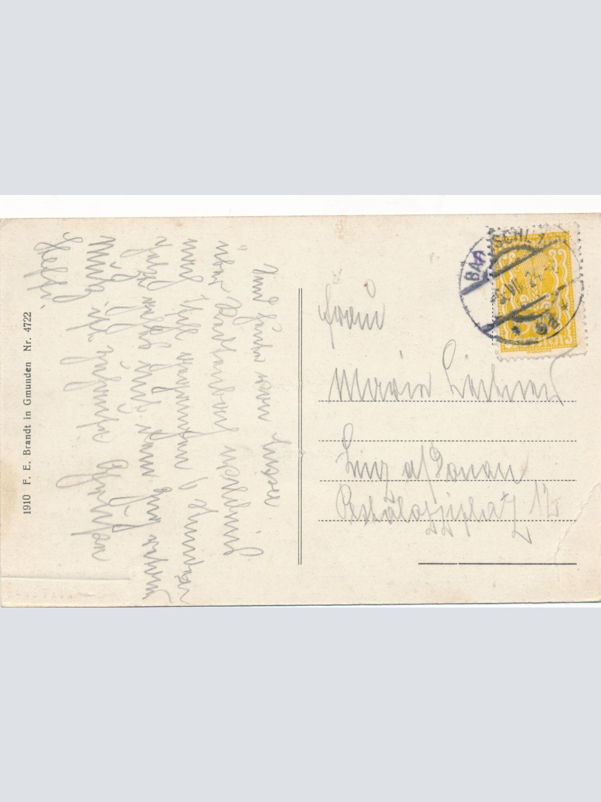 AK aus Bad Ischl Villa Starhemberg Oberösterreich Ansichtskarte (11767)