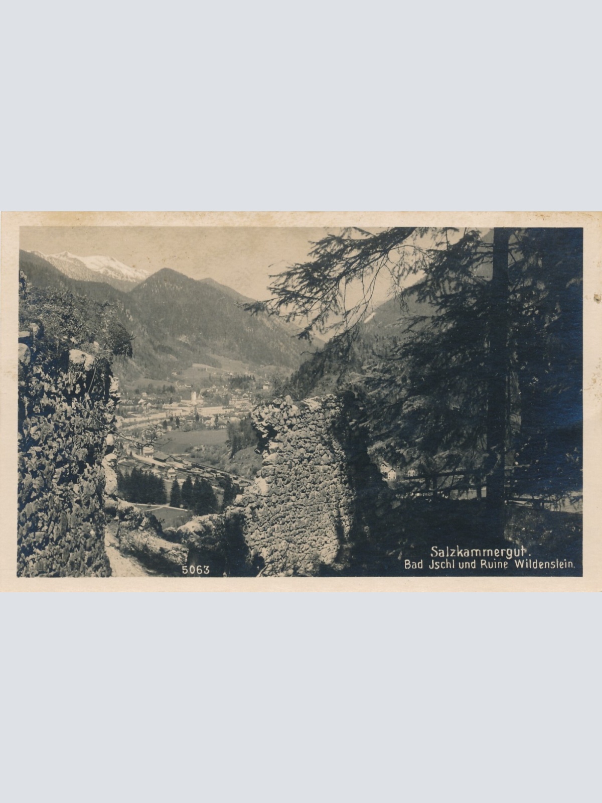 AK aus Bad Ischl und Ruine Wildenstein Oberösterreich Ansichtskarte (11762)