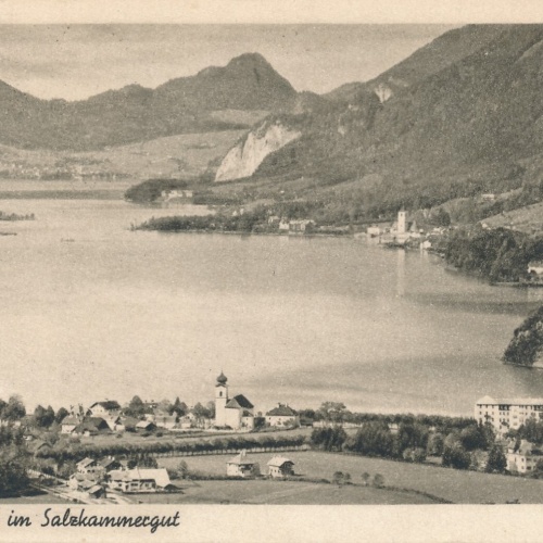 AK vom Wolfgang - See Oberösterreich Ansichtskarte (11764)