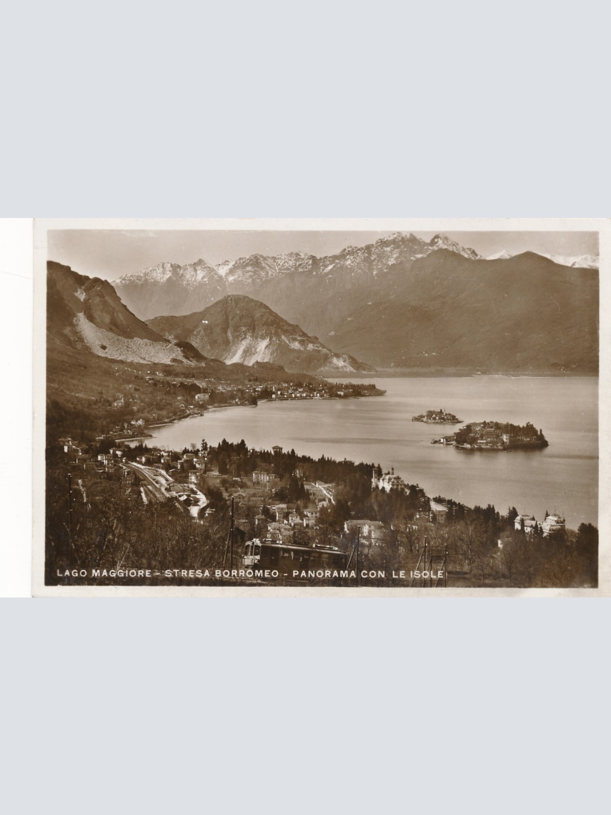 AK aus Lago Maggiore Stresa Borromeo Italien Ansichtskarte (11809)