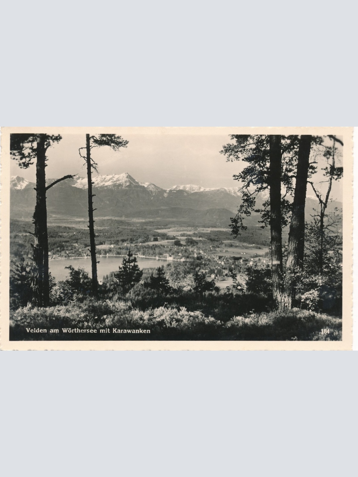 AK aus Velden mit Karawanken Kärnten Ansichtskarte (12166)