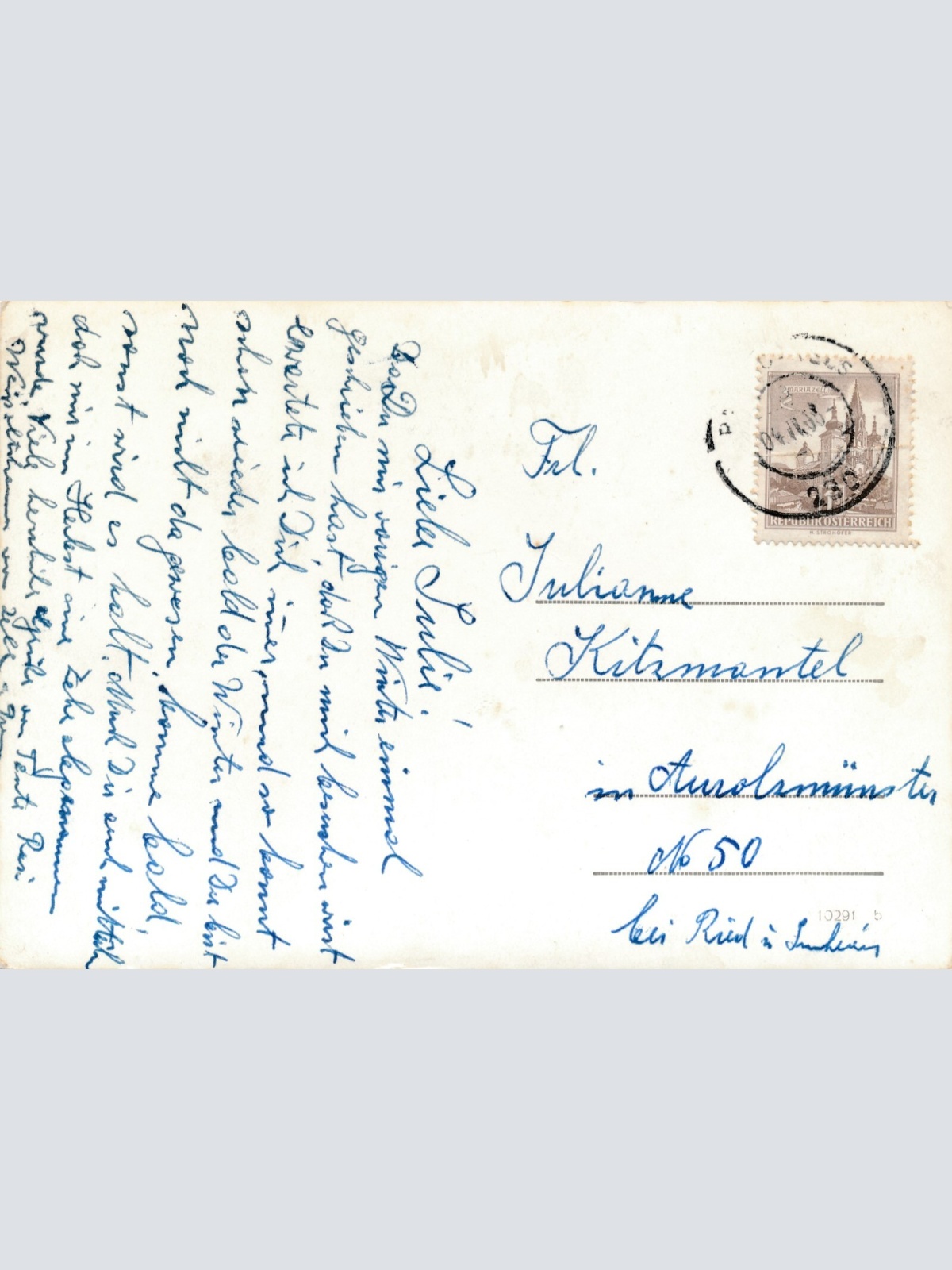 AK aus Zell an der Pram Strassenansicht Oberösterreich Ansichtskarte (11042)