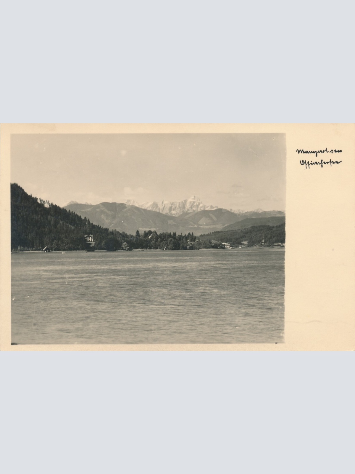 AK vom Ossiachersee Kärnten Ansichtskarte (12152)