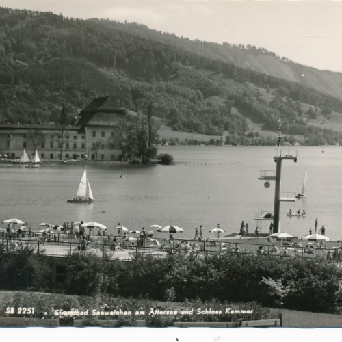 AK aus Seewalchen mit Strandbad Oberösterreich Ansichtskarte (11267)