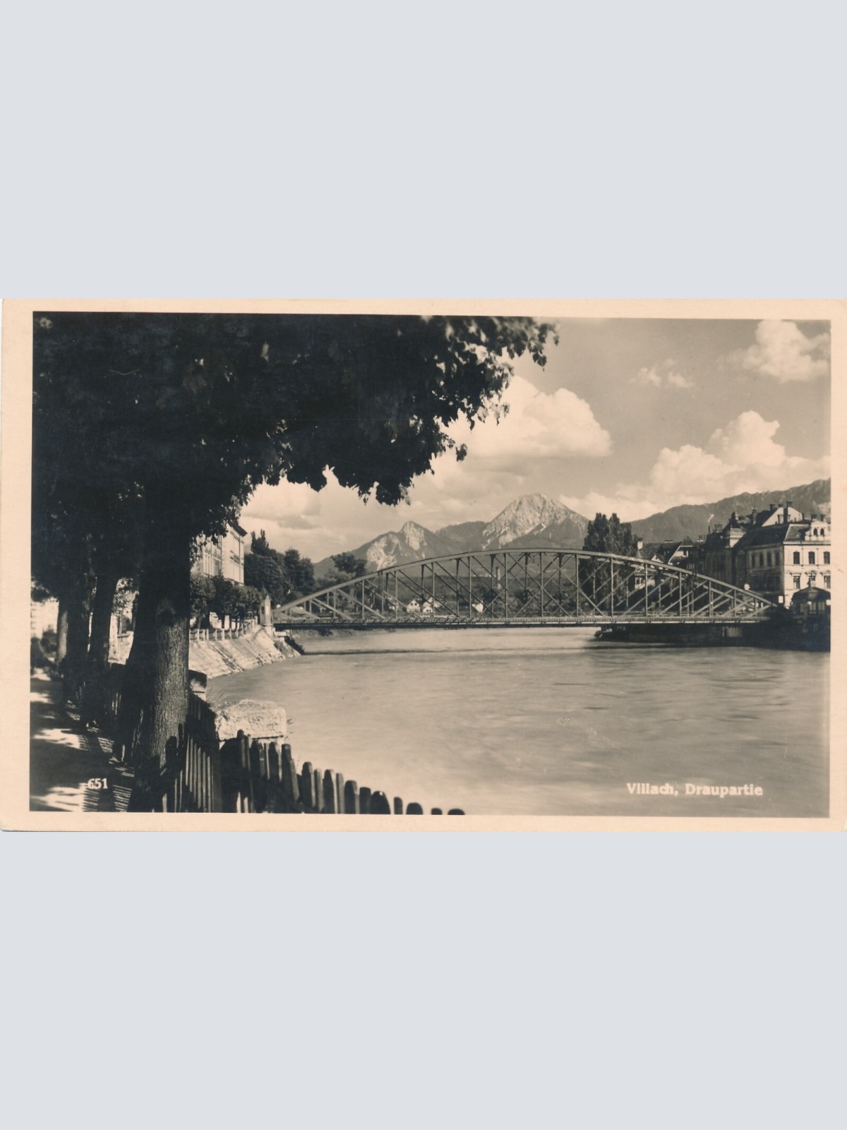 AK aus Villach mit Brücke Kärnten Ansichtskarte (12244)