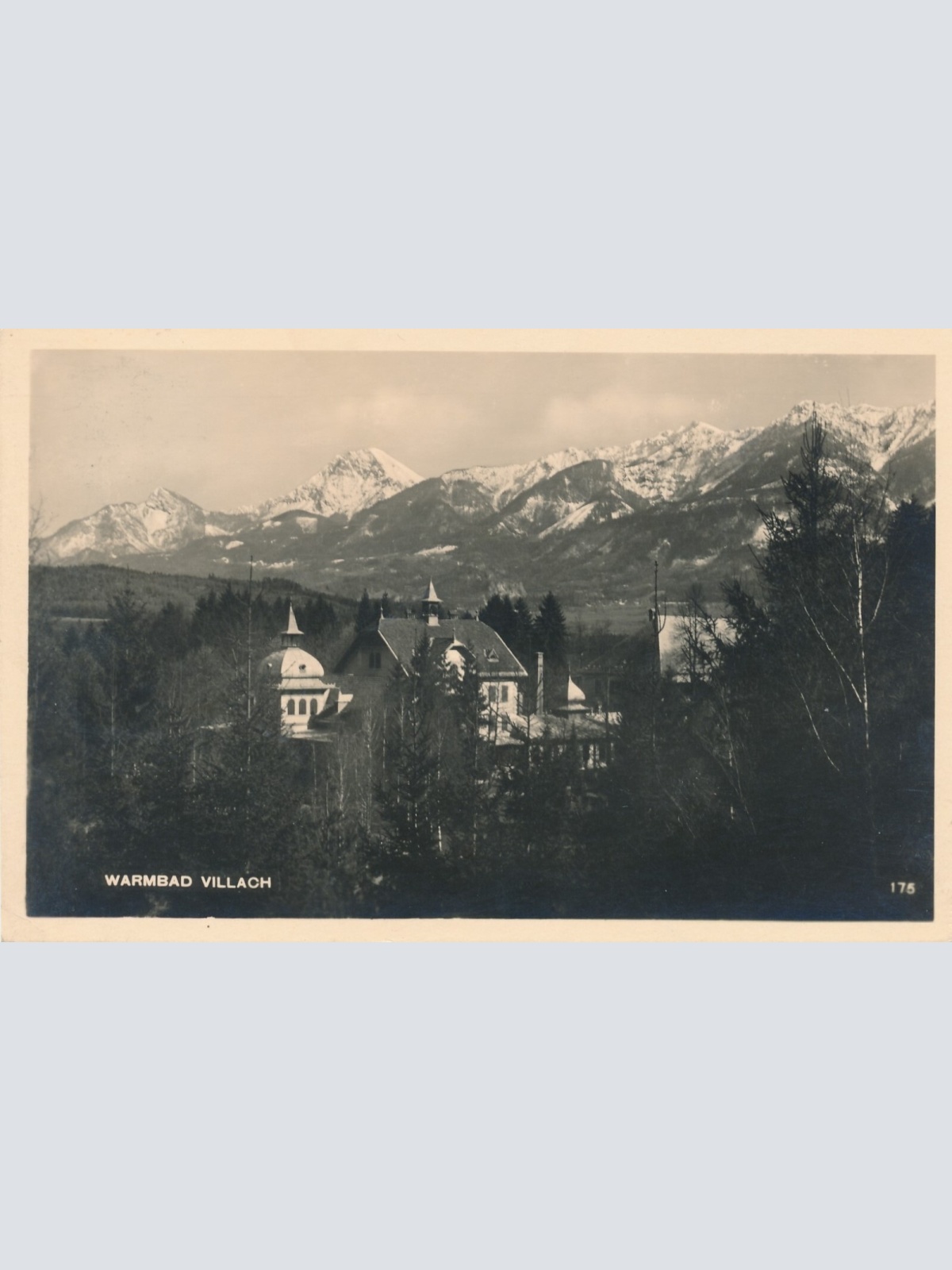 AK aus Villach mit Warmbad Kärnten Ansichtskarte (12248)