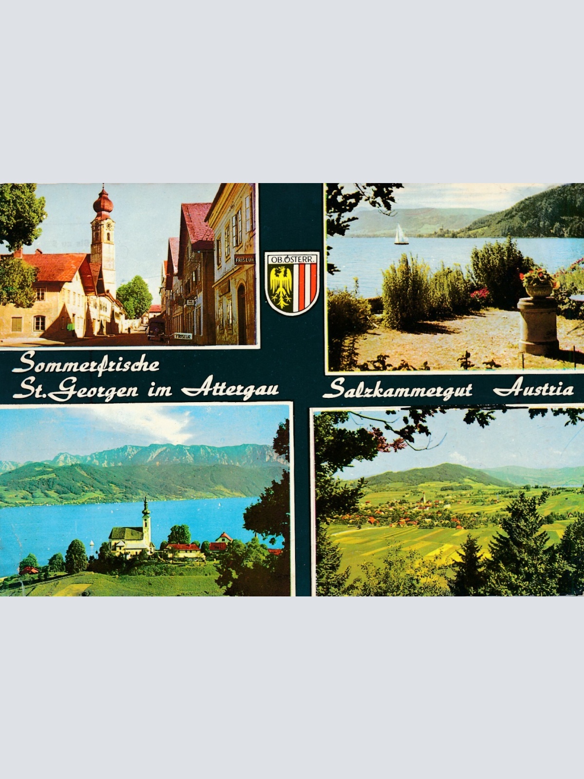 AK aus St. Georgen im Attergau Mehrbildkarte Ansichtskarte (J310)