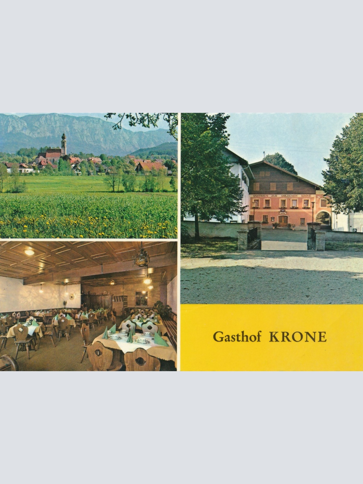 AK aus St. Georgen i. A. mit Gasthof Krone Mehrbildkarte Ansichtskarte (J315)