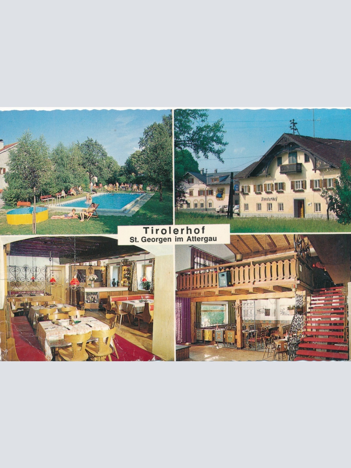 AK aus St. Georgen i. A. mit Tirolerhof Mehrbildkarte Ansichtskarte (J316)