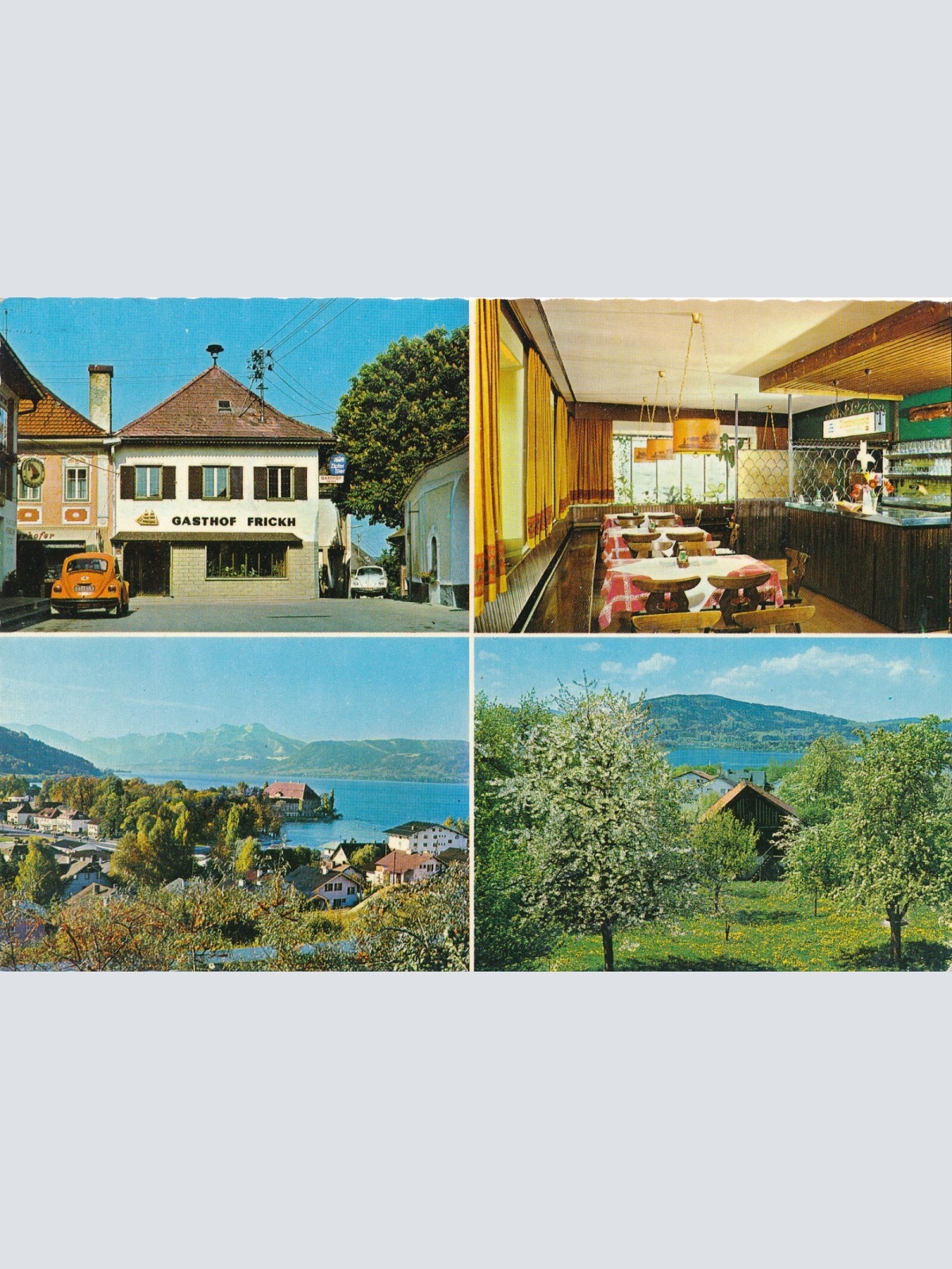 AK aus Kammer-Schörfling mit Gasthof Frickh Mehrbildkarte Ansichtskarte (J307)