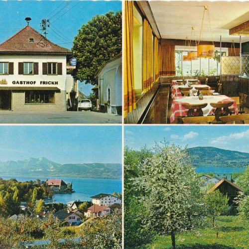 AK aus Kammer-Schörfling mit Gasthof Frickh Mehrbildkarte Ansichtskarte (J307)