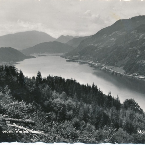 AK vom Ossiachersee gegen Westen Kärnten Ansichtskarte (12220)