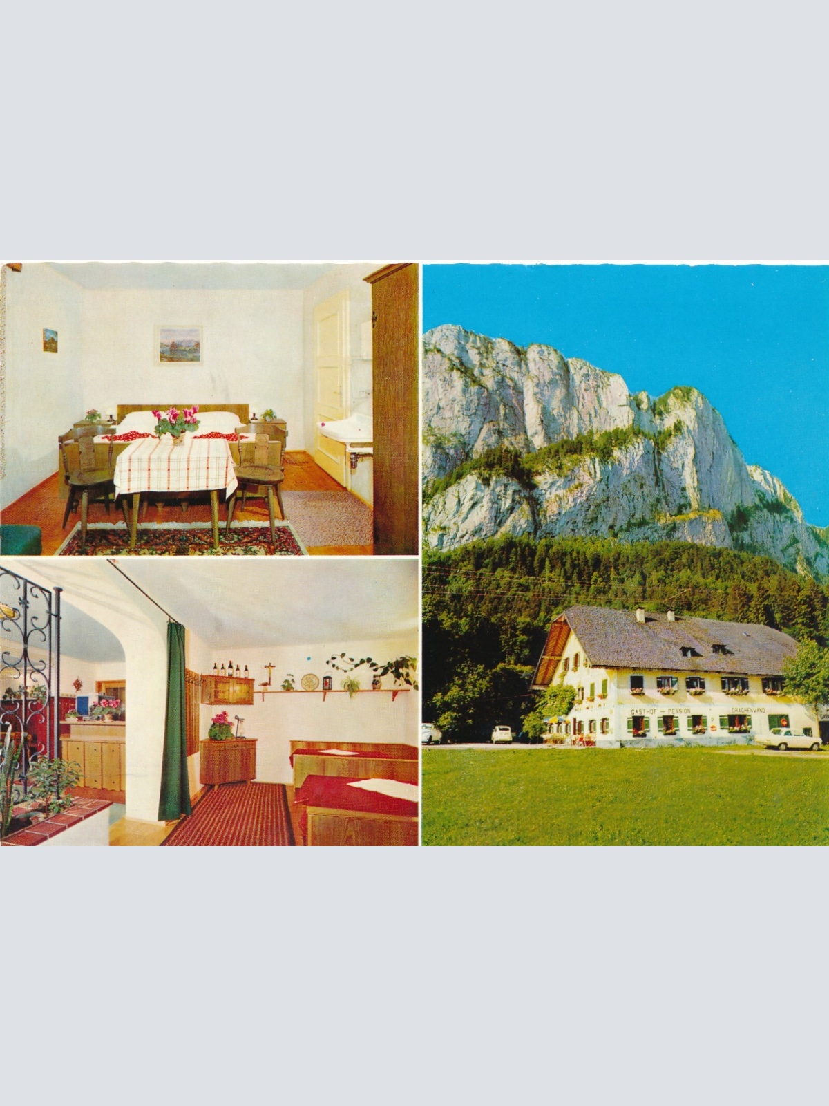 AK aus Mondsee mit Alpengasthof Drachenwand Oberösterreich Ansichtskarte (J322)