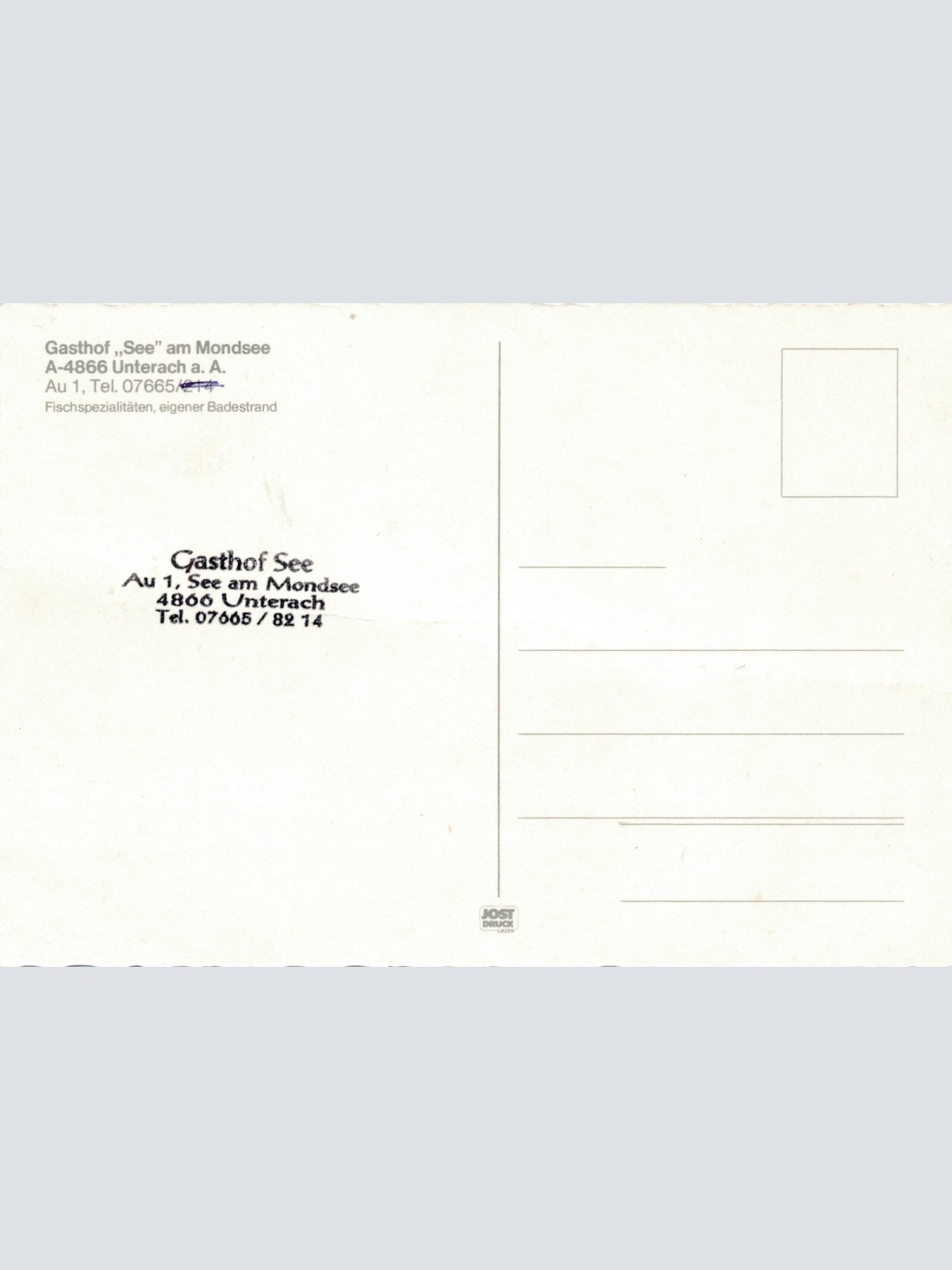 AK aus Unterach am Attersee Oberösterreich Ansichtskarte (J327)