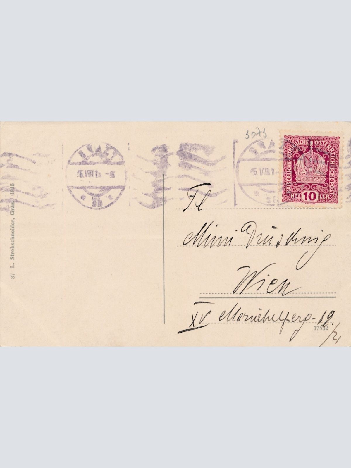 AK aus Graz Steiermark Ansichtskarte (J203)