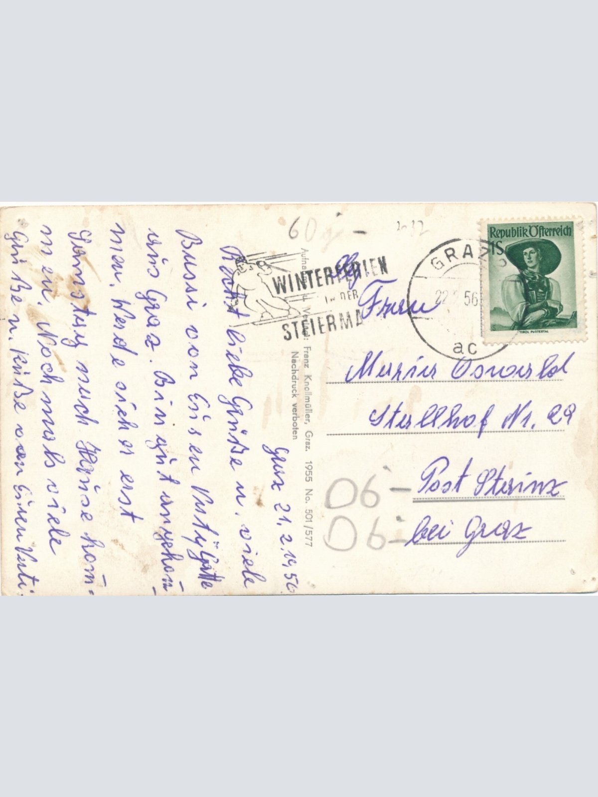 AK aus Graz Schloss Eggenberg Steiermark Ansichtskarte (J207)