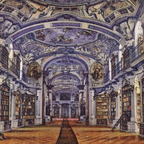 AK aus Admont Stift Steiermark Ansichtskarte (J190)