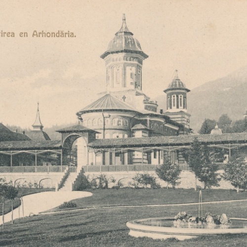 AK aus Sinaia Monastirea en Arhondaria Rumänien Ansichtskarte (12462)