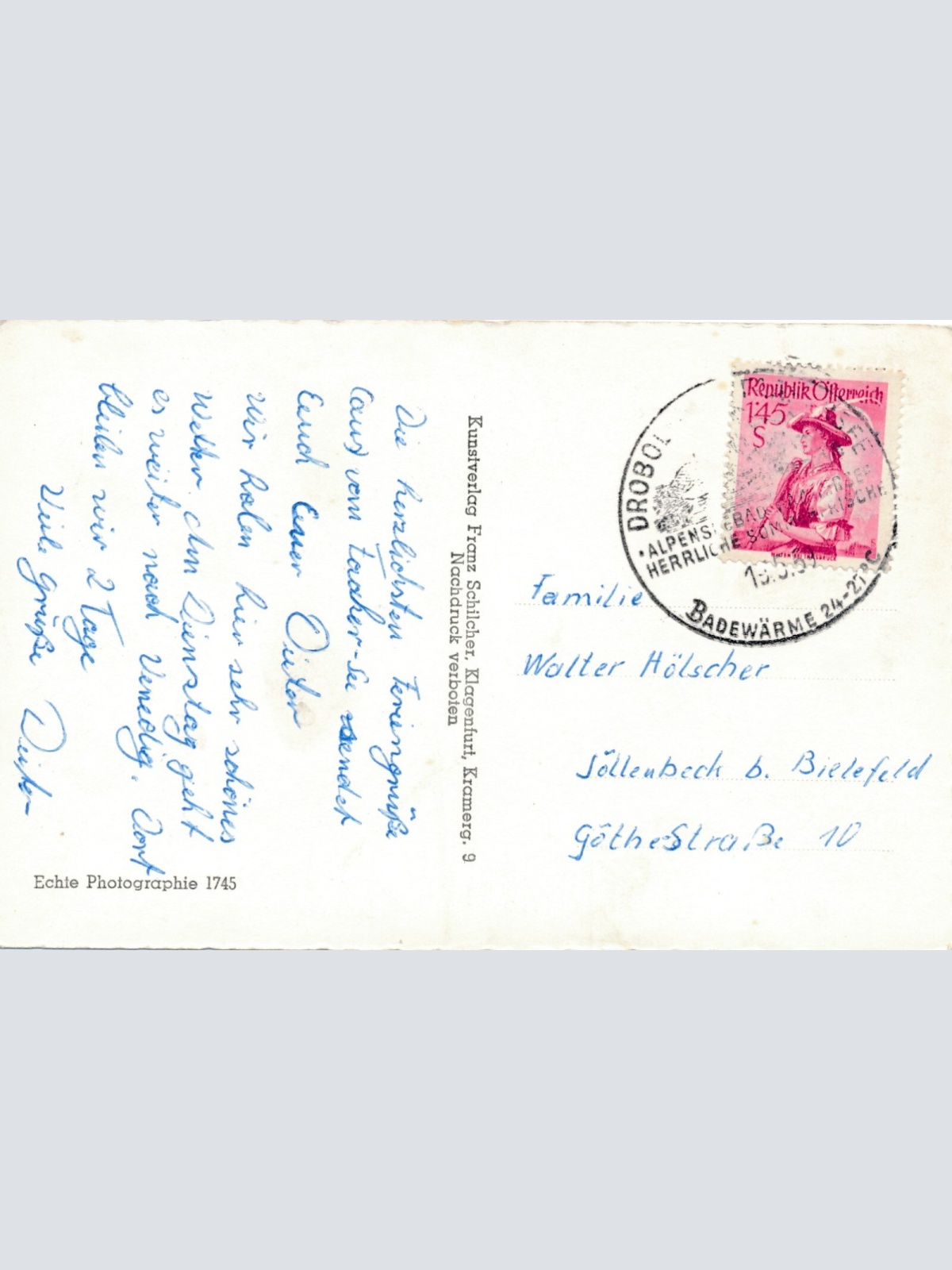 AK vom Faakersee mit Campingplatz Kärnten Ansichtskarte (12100)