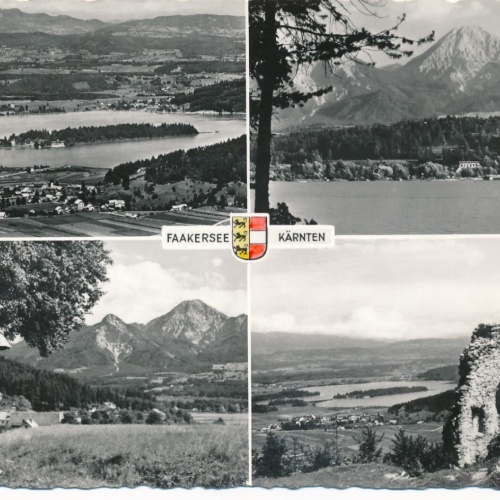 AK vom Faakersee Mehrbildkarte Kärnten Ansichtskarte (12101)