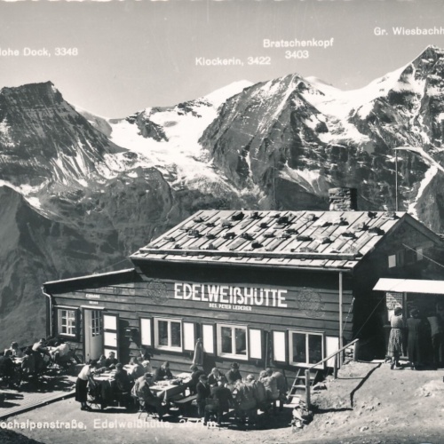 AK vom Grossglockner mit Edelweißhütte Kärnten Ansichtskarte (12132)