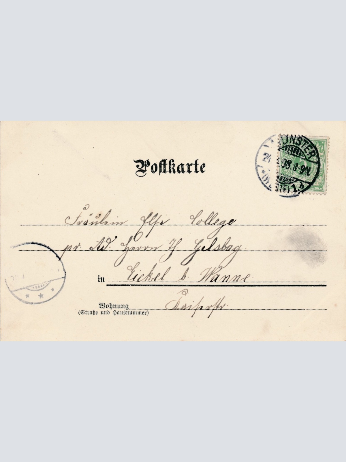 Motiv - Karte Tummle dich Tennispartie (11483)