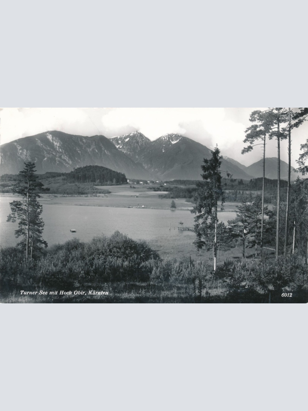 AK vom Turner See mit Hoch Obir Kärnten Ansichtskarte (12139)