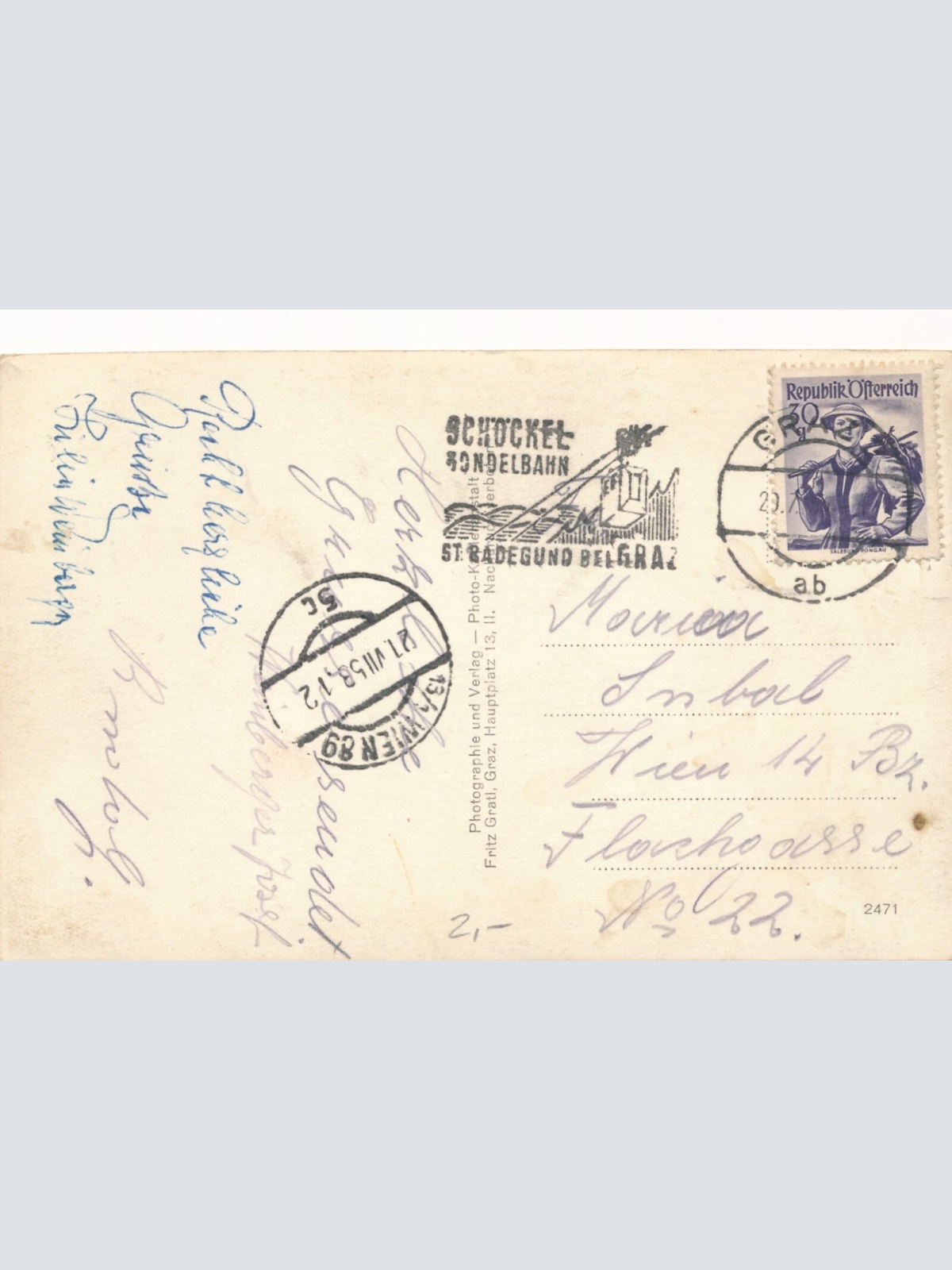 AK aus Graz Steiermark Jakominiplatz Ansichtskarte (J209)