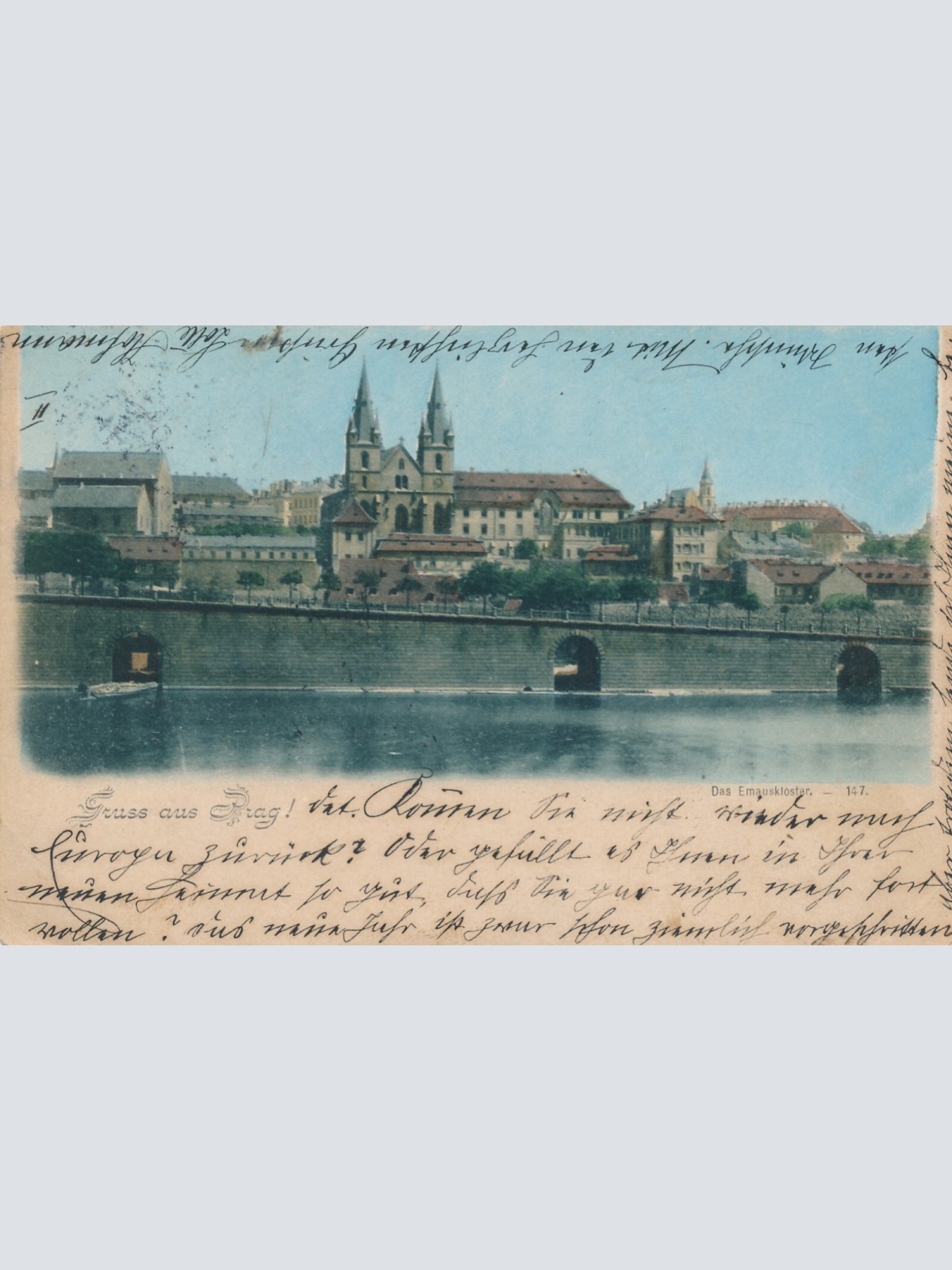 AK aus Prag Tschechoslowakei Ansichtskarte (12511)