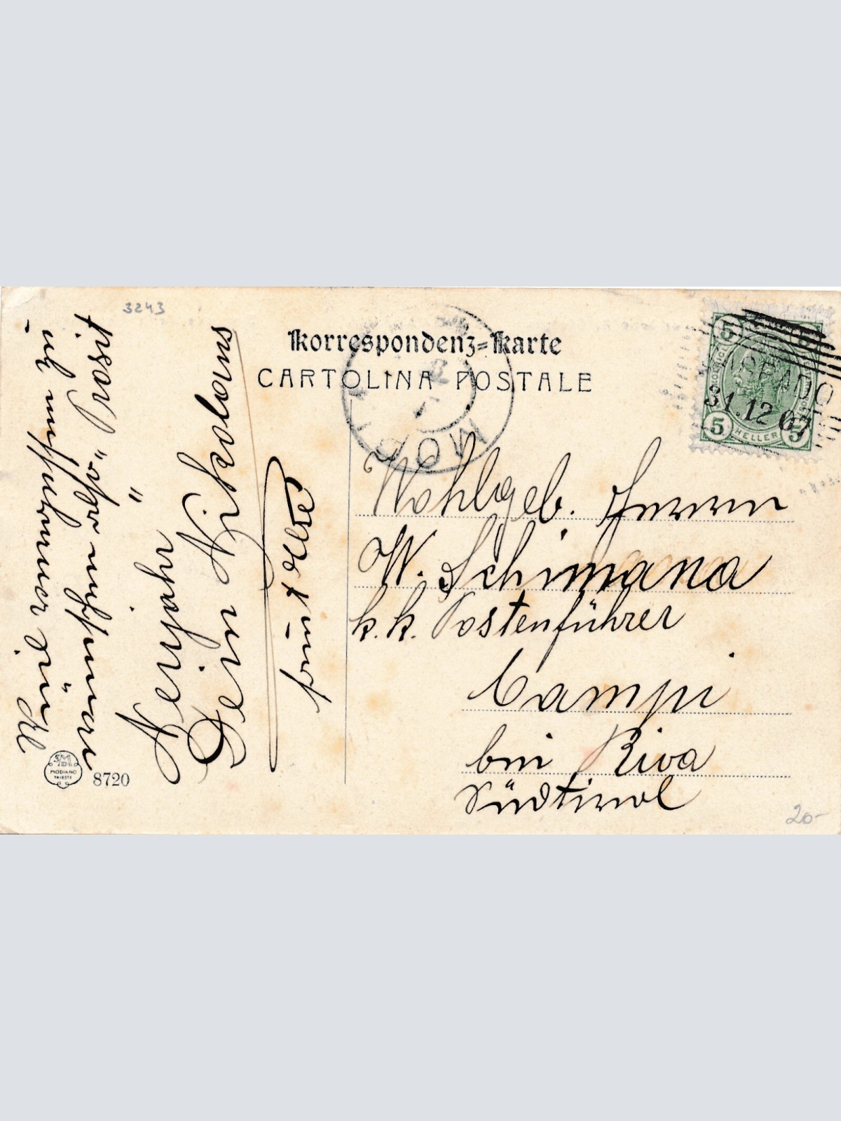 AK aus Gradisca Torrione S. Giorgio Italien Ansichtskarte (12494)