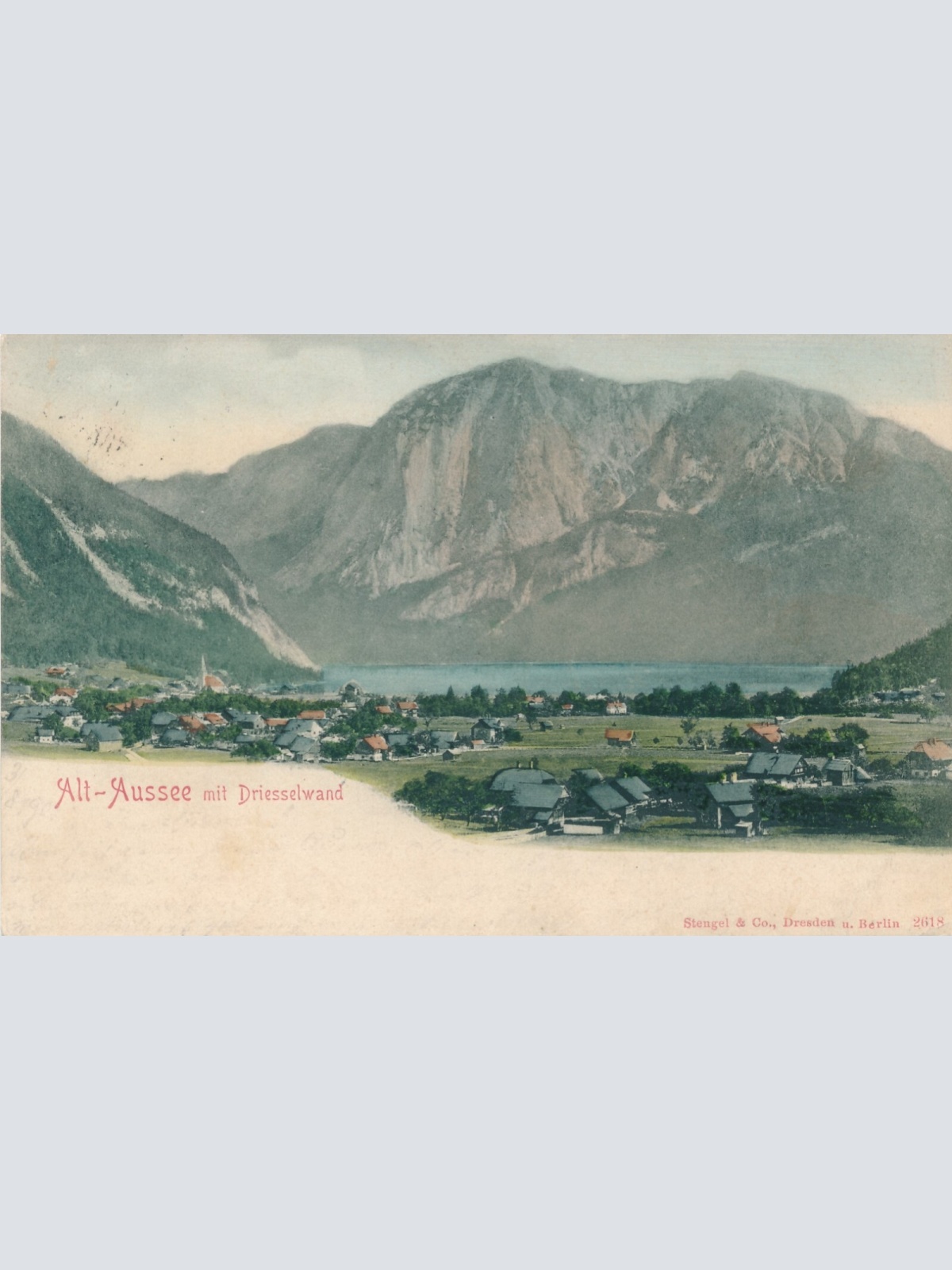 AK aus Altaussee mit Driesselwand Steiermark Ansichtskarte (12417)