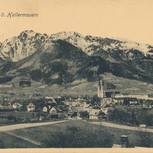 AK aus Admont mit dem Hallermauern Steiermark Ansichtskarte (12410)
