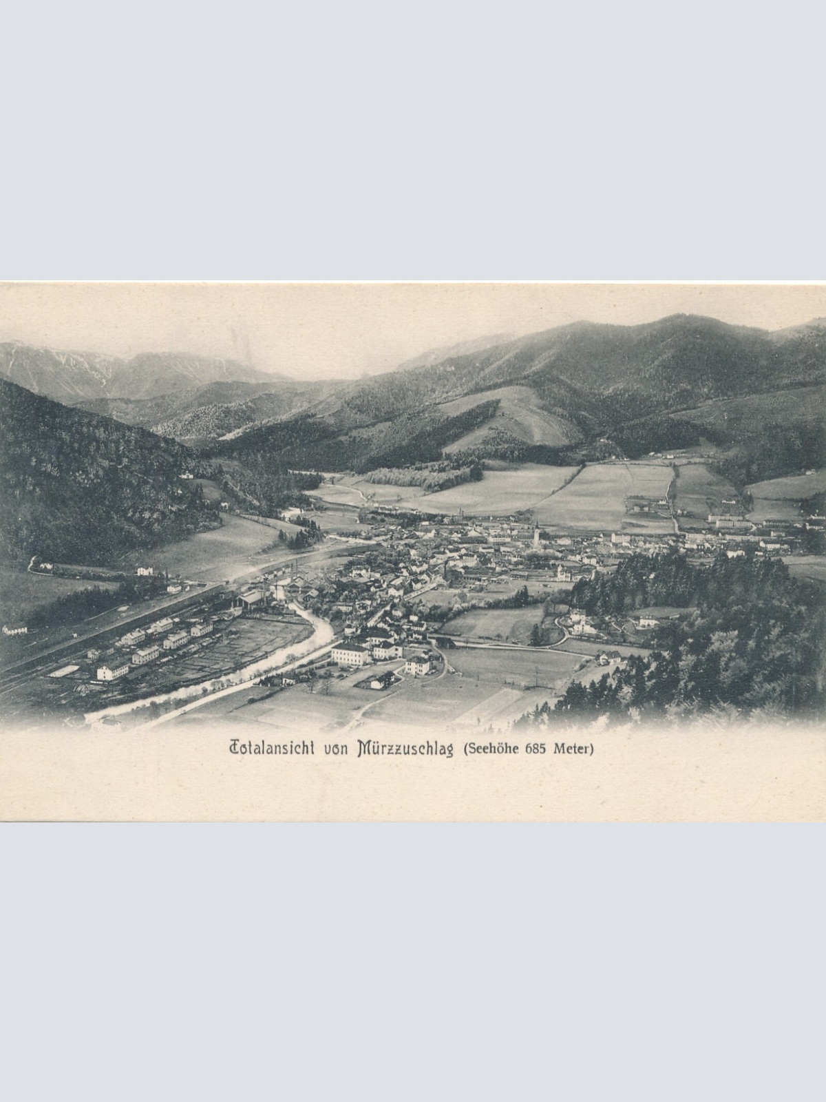 AK aus Mürzzuschlag Steiermark Ansichtskarte (J250)