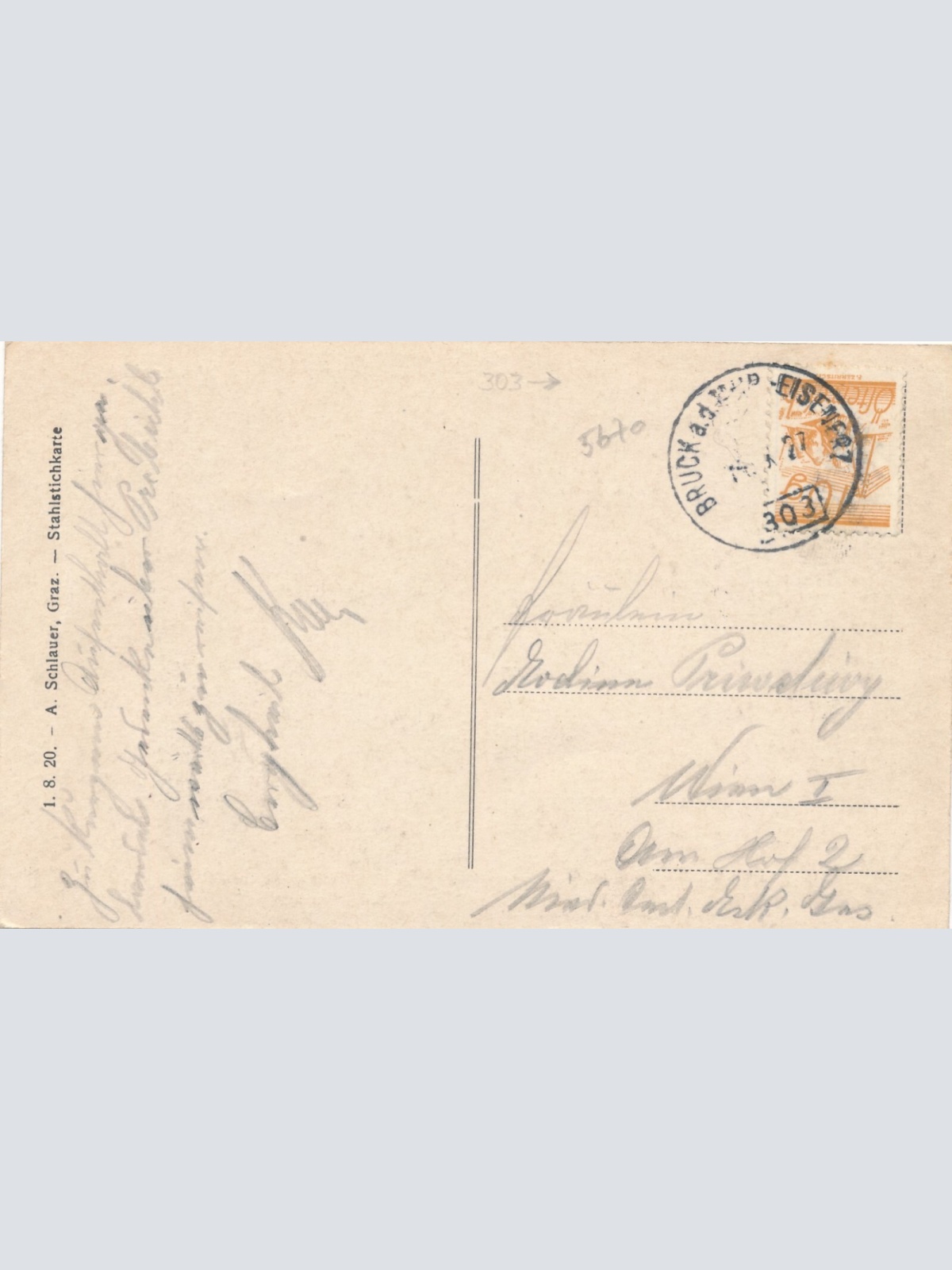 AK aus Leoben Steiermark Ansichtskarte (J245)