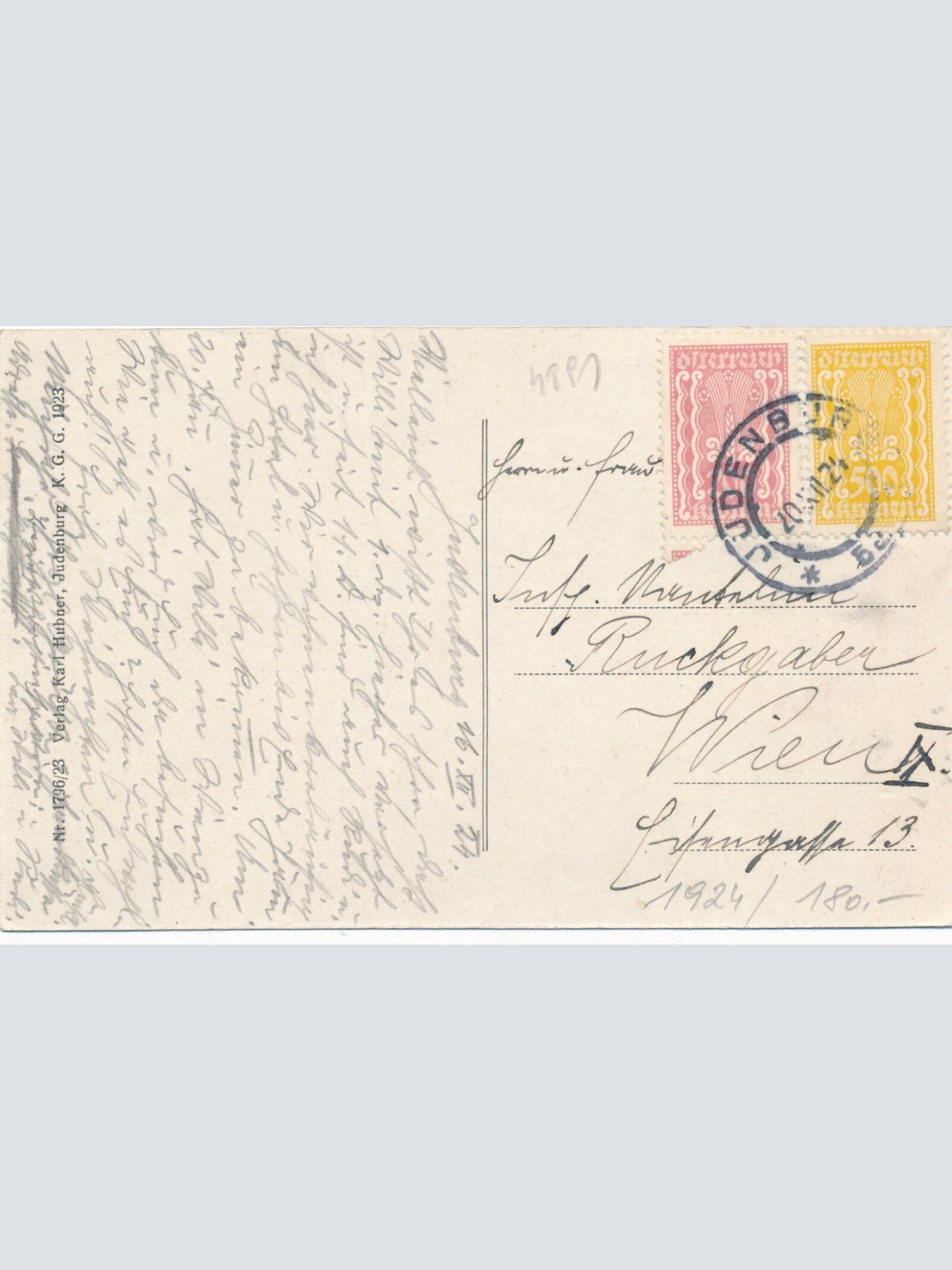 AK aus Judenburg mit Falkenberg Steiermark Ansichtskarte (12449)