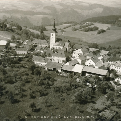 AK aus Kirchberg Luftbild Nr. 1 Oberösterreich Ansichtskarte (11492)