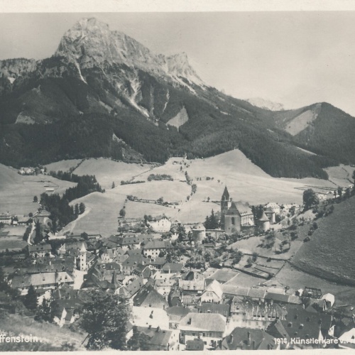 AK aus Eisenerz mit Pfaffenstein Steiermark Ansichtskarte (12430)