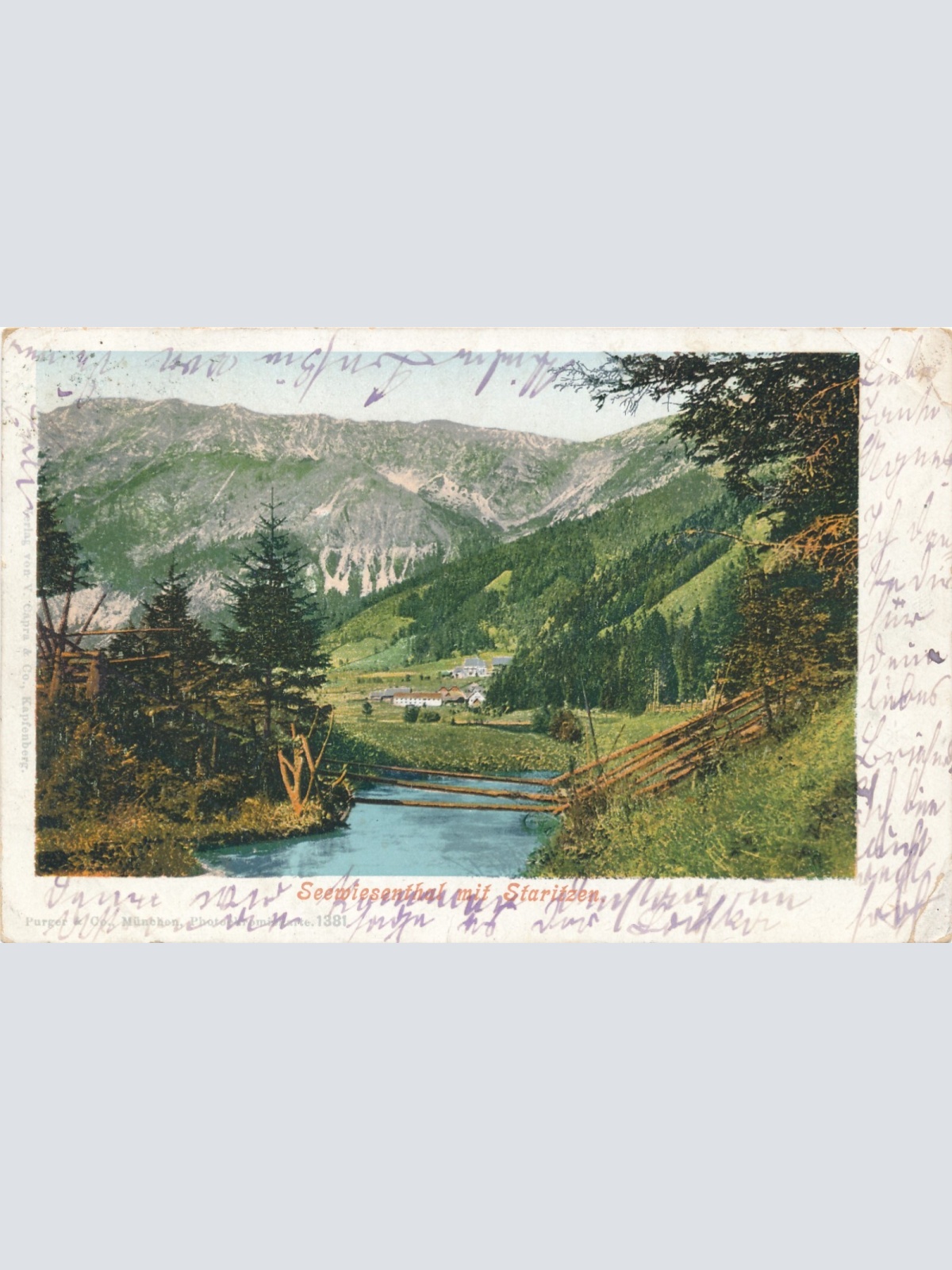 AK aus Seewiesenthal mit Staritzen Steiermark Ansichtskarte (12594)