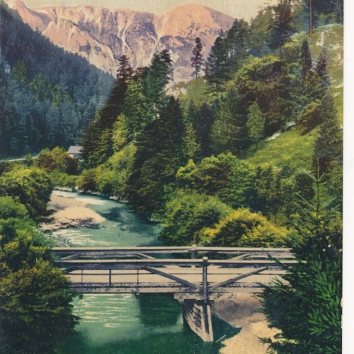 AK Mürz zwischen Krampen u Mürzsteg Steiermark Ansichtskarte (12595)