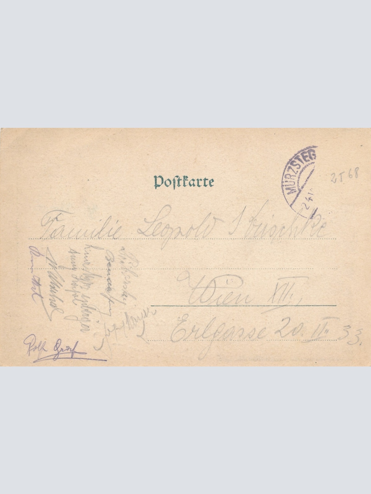 AK gruss aus Mürzsteg Steiermark Ansichtskarte (12598)